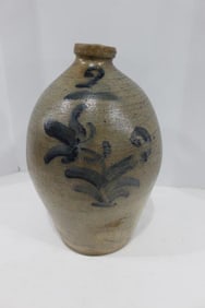 Floral Decorated 2 Gallon Stoneware Jug