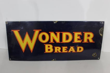 Porcelain Wonder Bread Sign