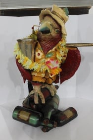 Parrot Butler Resin Table