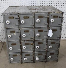 16-slot Heavy metal Bank Security Apothecary lockers
