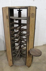 Great O.P. Vandeburgh rotating octagon pie safe