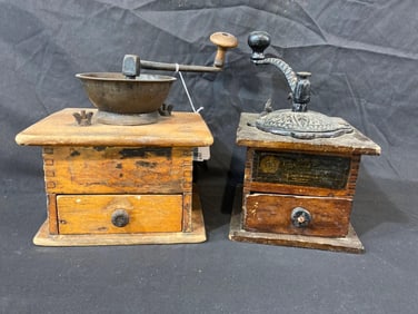 2- Dovetailed coffee grinders