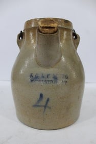 E and L P Norton Stoneware Batter Jug