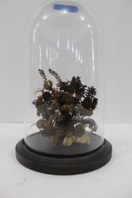 Victorian Human Hair Mourning Art Flower Bouquet
