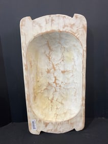 Wooden Farmhouse Trencher Bowl