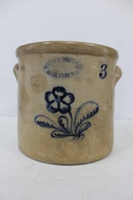 Burger Bros and Co Floral 3 Gallon Crock