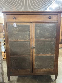 Star Tin Paneled Pie Safe