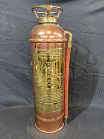 Alert Brass Fire Extinguisher