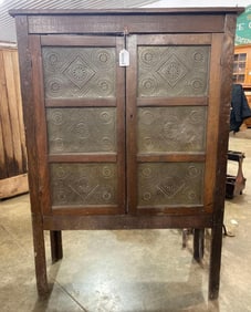 Punched Tin Pie Safe