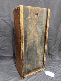 Early wooden candle box