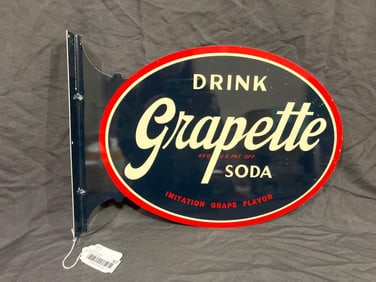 DST Grapette Soda Flange sign