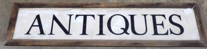 Antiques Store Hanging Sign