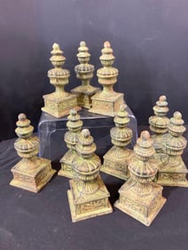 10 Cast Iron Finials