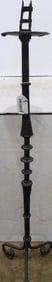 Heavy Wrought Iron Victorian Candle Stick