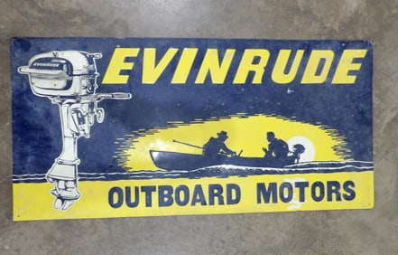 Evinrude SST Outboard Motors Sign