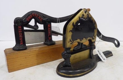 Hardster Brother and Robinson Quincy Tobacco Cutters