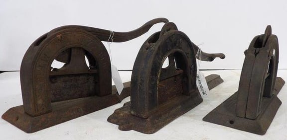 Lot of 3 Tobacco Cutters