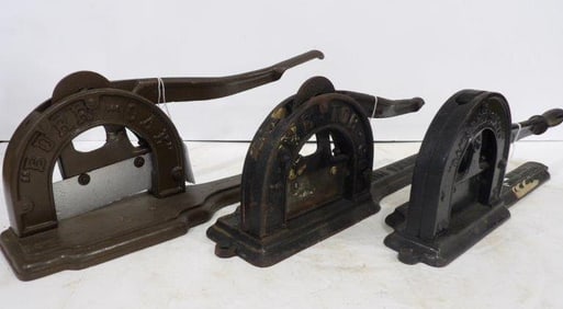 Lot of 3 Tobacco Cutters