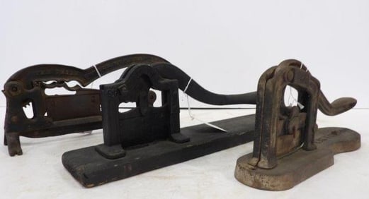 Lot of 3 Tobacco Cutters