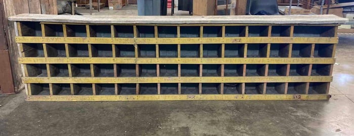 55 compartment bolt bin