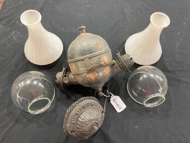 The Angle Co Hanging Oil Lamp Chandelier