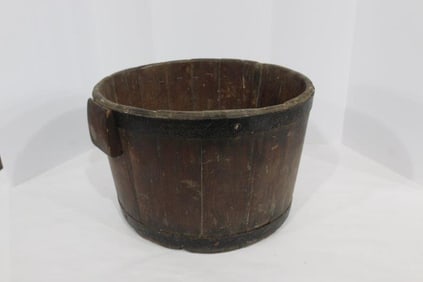 Primitive Wooden Bucket