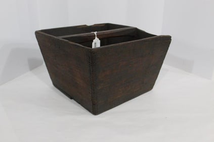 Dovetailed Wood Square Bucket