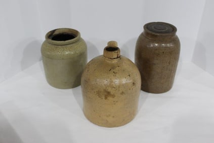 3- Country Store Crocks