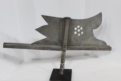 Nautical Ship Flag Weathervane Topper