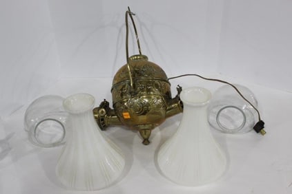 The Angle Lamp Co Hanging Parlor lamp