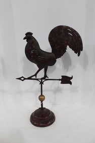 Rooster Weathervane Topper