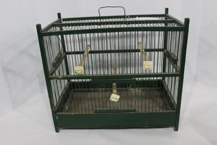 Painted Canary Cage