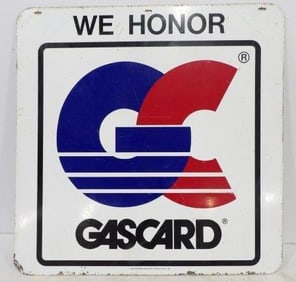 We Honor Gas Card DST Sign