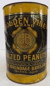 Golden Vine Salted Peanut Tin