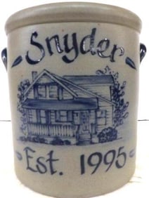 Snyder 1995 Salt glazed Crock