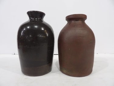 Pair of Crock Vases