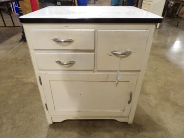 Porcelain Top Kitchen Pantry Cabinet