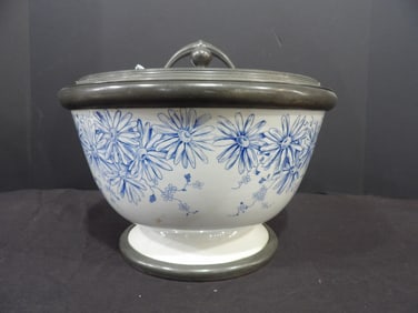 Mercer Pottery Cheese and Cracker Bowl