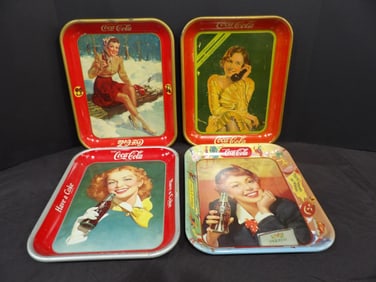 Coca Cola Tin Trays