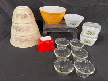 Various Pyrex Dishes