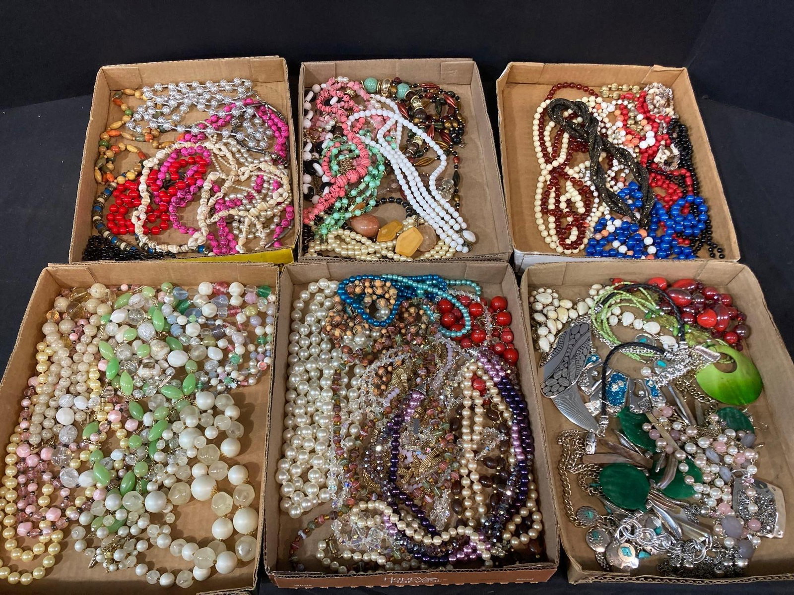 Lot of Vintage Jewelry: Bracelets, Necklaces, and more. Great variety.