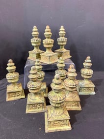 10 Cast Iron Finials