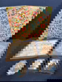 1890s Game Board & Framed Art