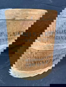 Daniels and Kemper Wholesale Grocers barrel