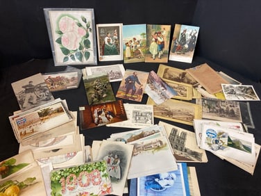German, Tribal and Historical Post Cards and Stereo viewer  cards