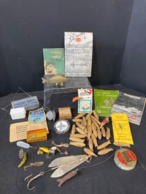 Brass Fish, Vintage Lures and Fishing Items