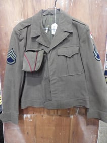 WW1 US Military Wool Jacket and Cap