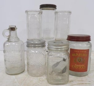 White House, Jumbo, Old Judge Coffee, Ball and Other Jars