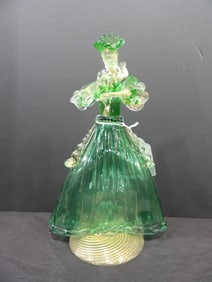 Venetian Murano Glass Sculpted Dancer