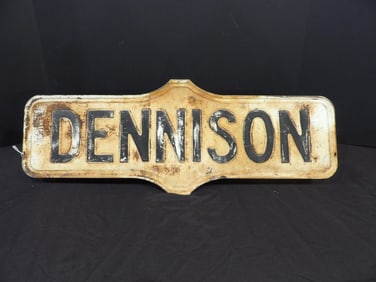Dennison Street Sign